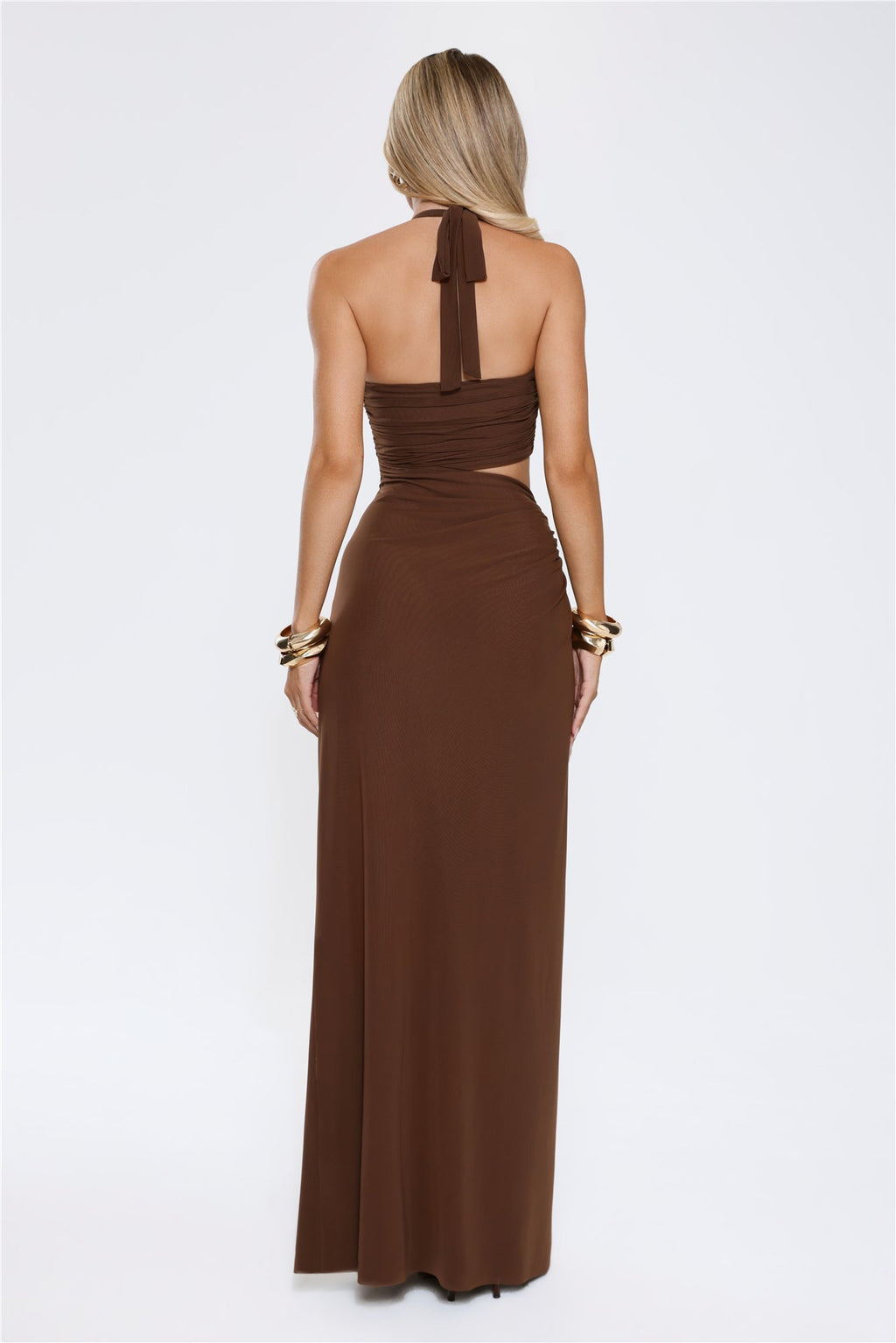 Talisa | Cutout Halter Maxi Dress