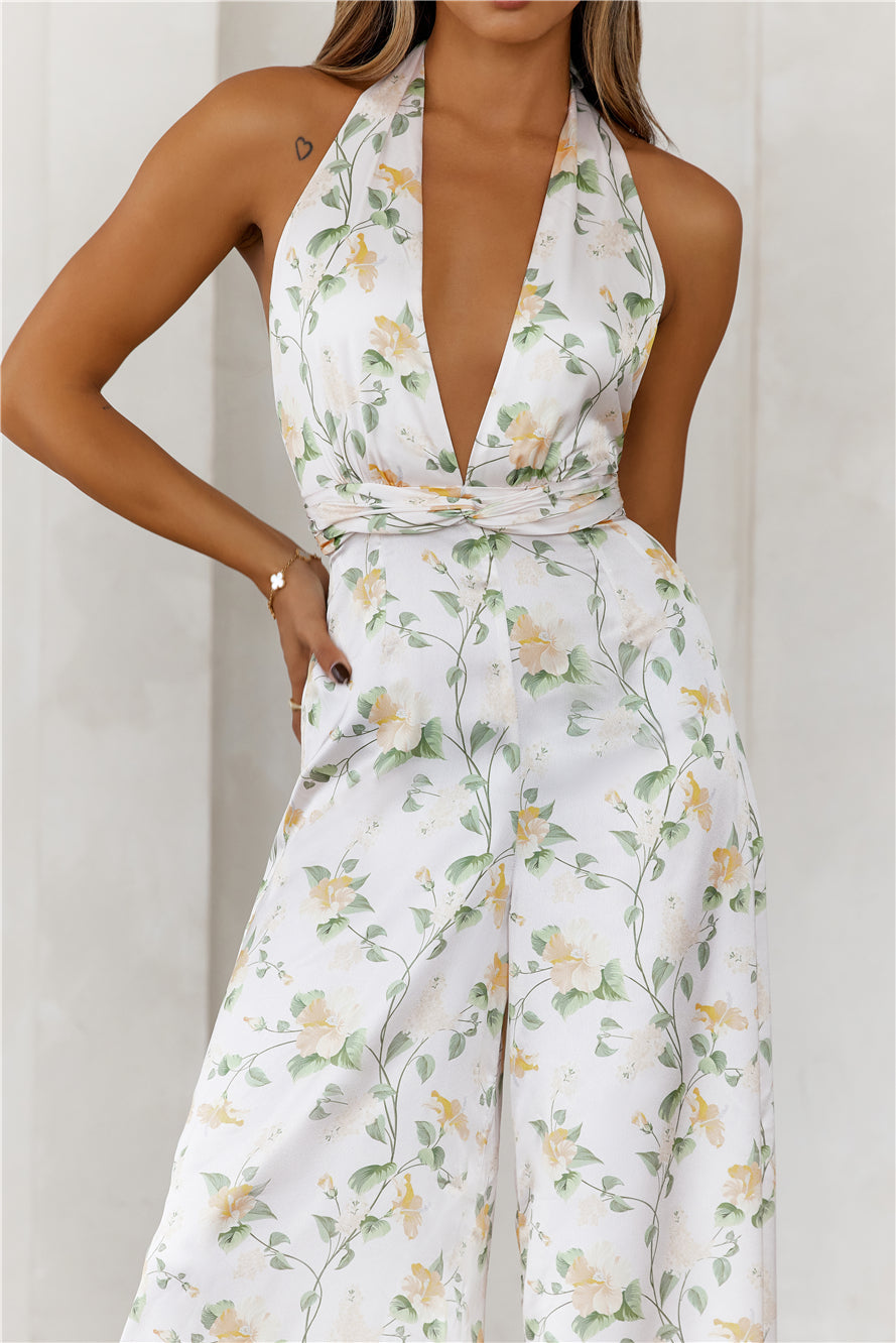 Calista | Halter Wide-Leg Jumpsuit