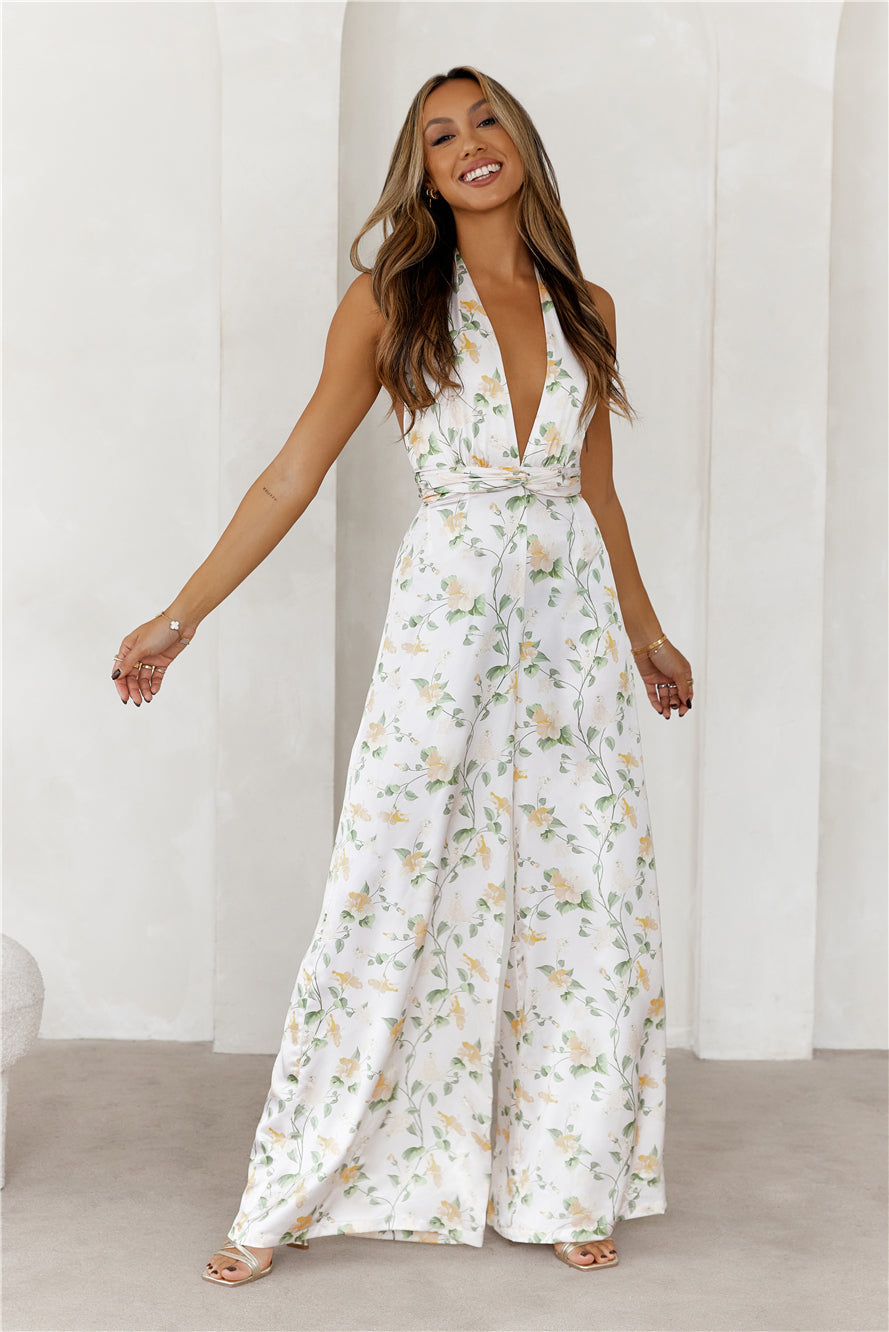 Calista | Halter Wide-Leg Jumpsuit