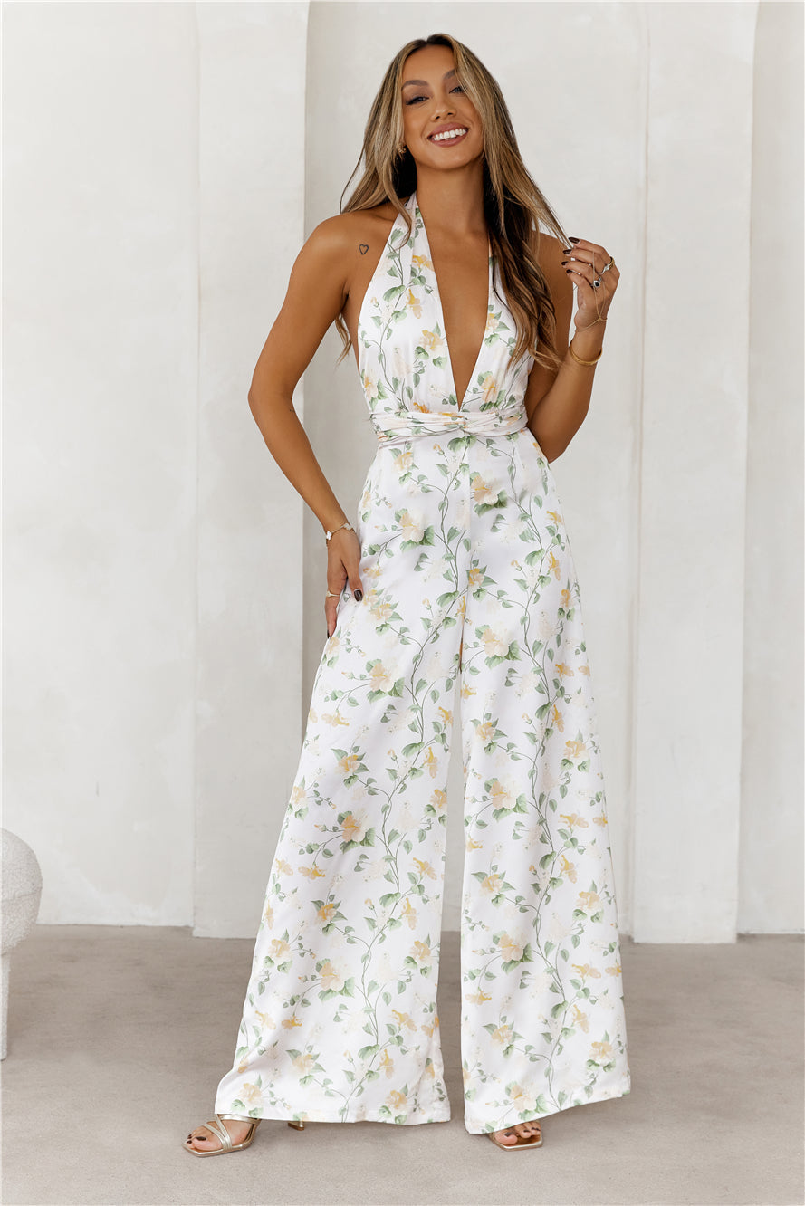 Calista | Halter Wide-Leg Jumpsuit