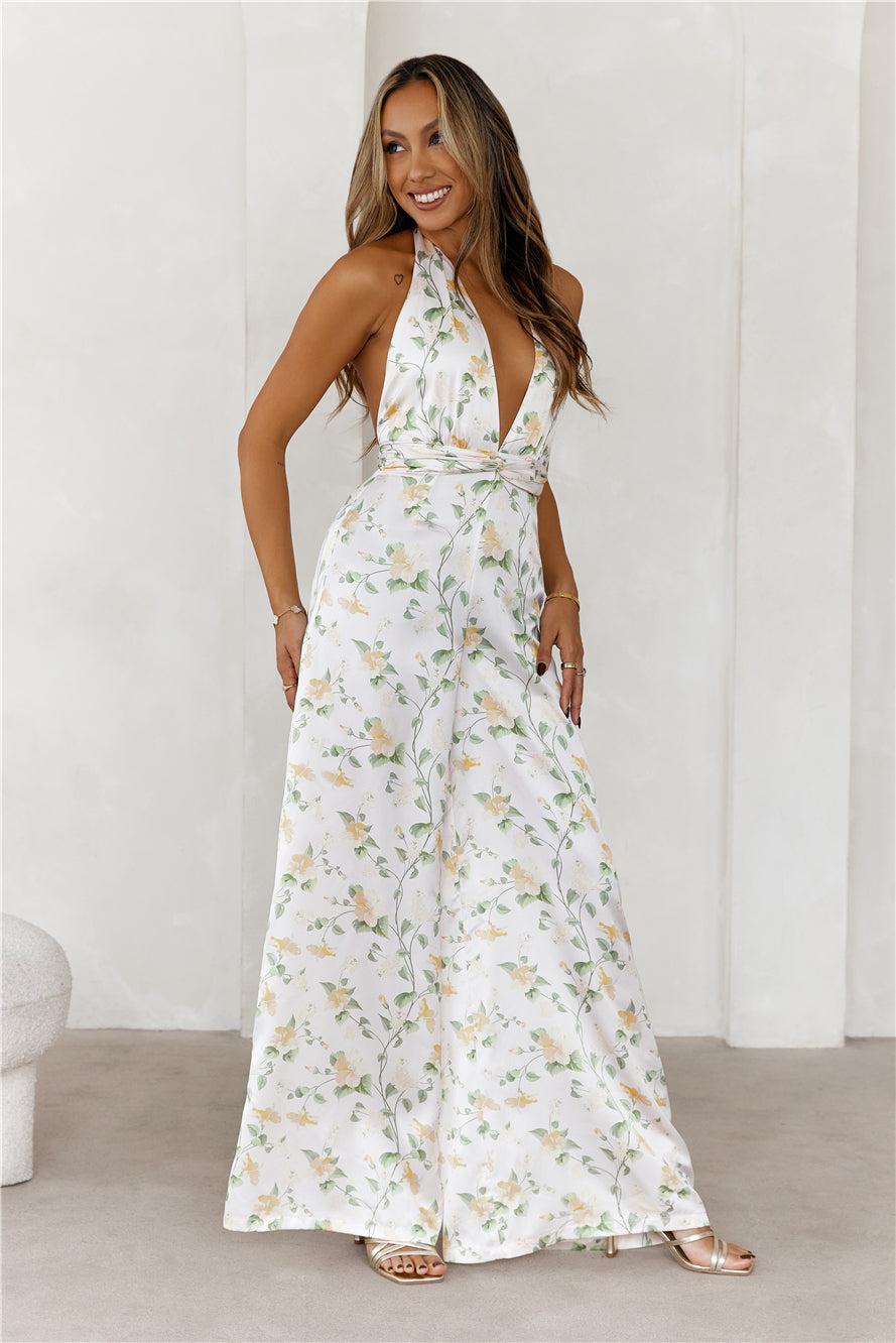 Calista | Halter Wide-Leg Jumpsuit