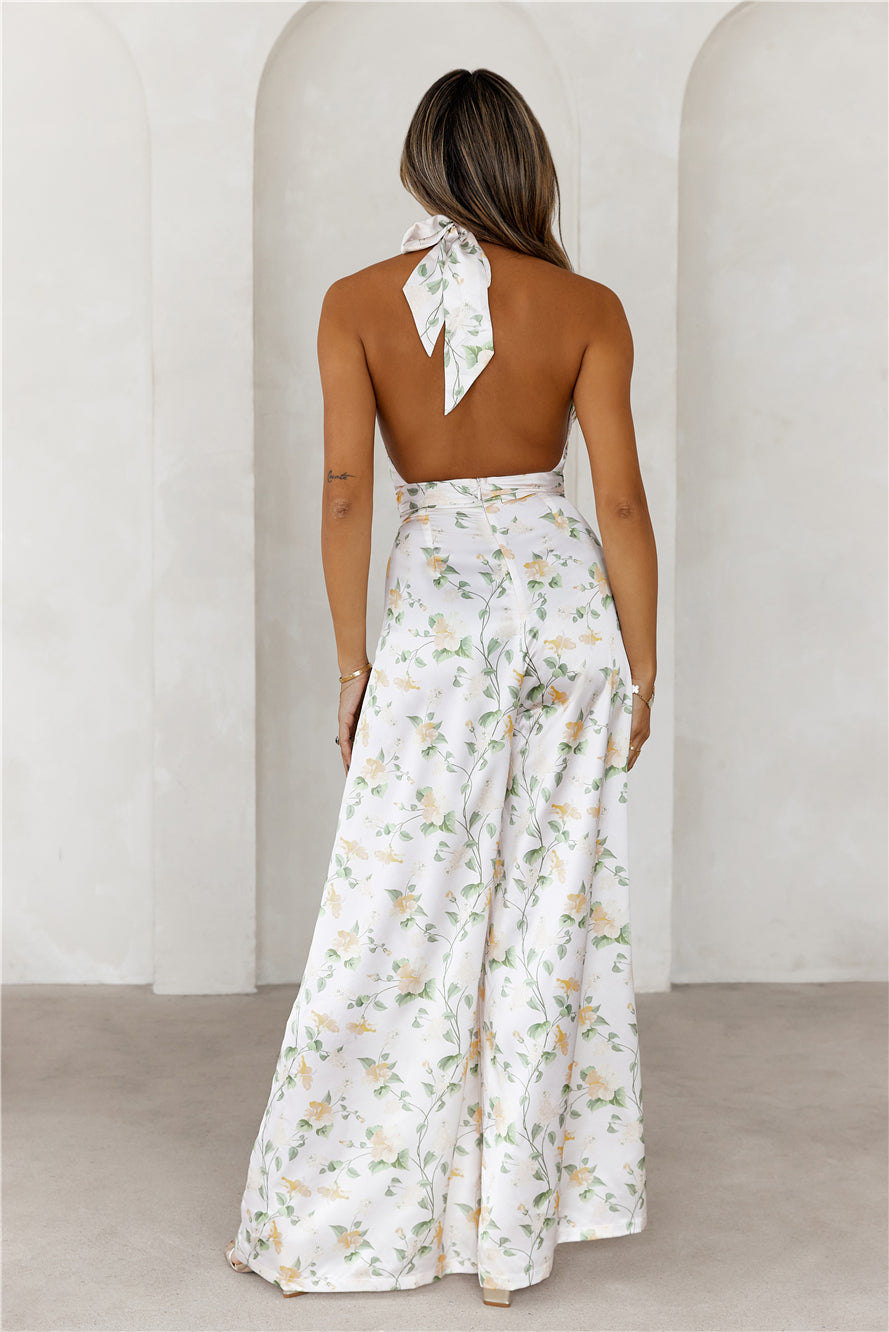 Calista | Halter Wide-Leg Jumpsuit
