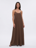 DEMELZA Women's Spaghetti Strap Backless Maxi Dress