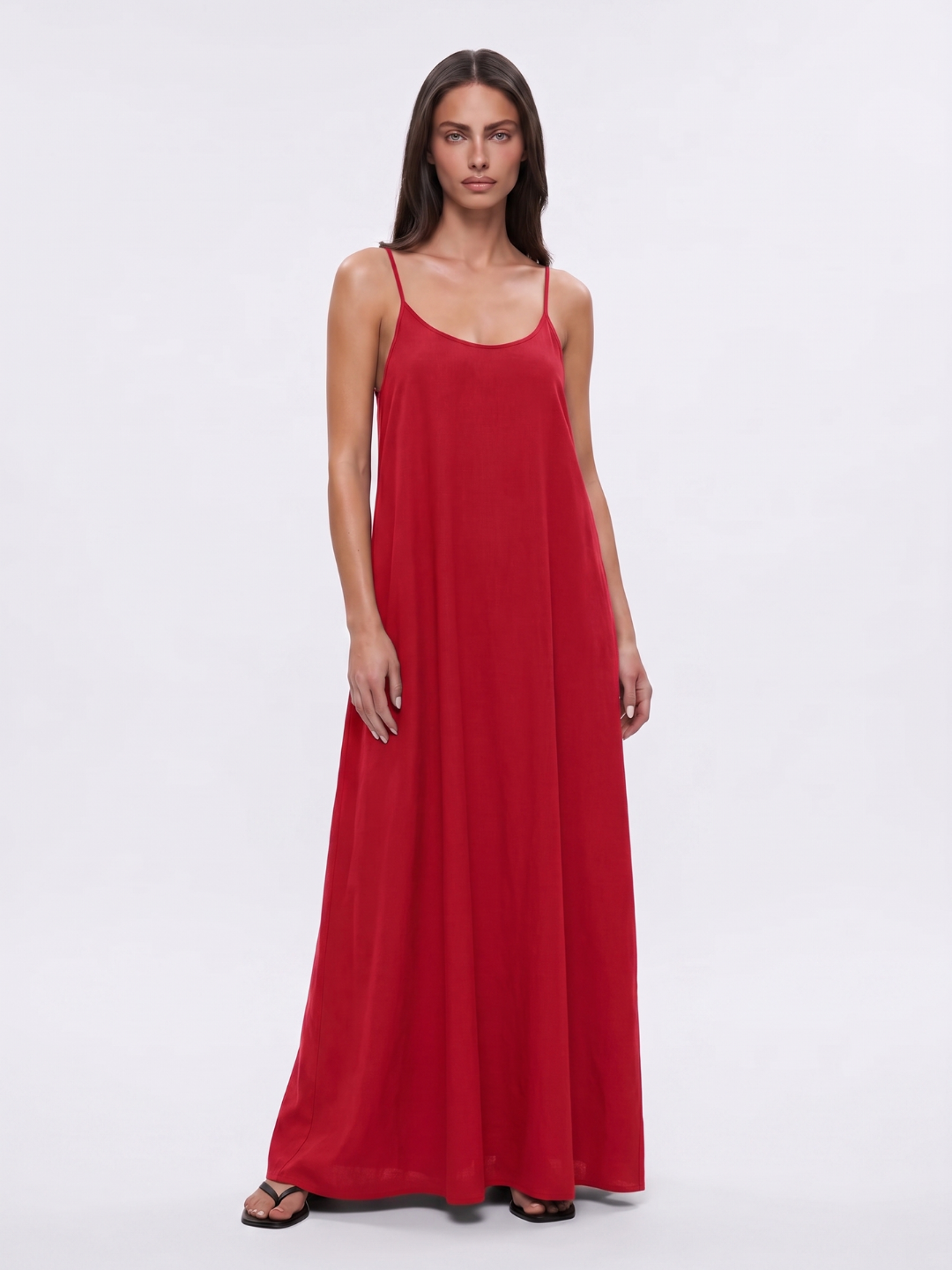 DEMELZA Women's Spaghetti Strap Backless Maxi Dress