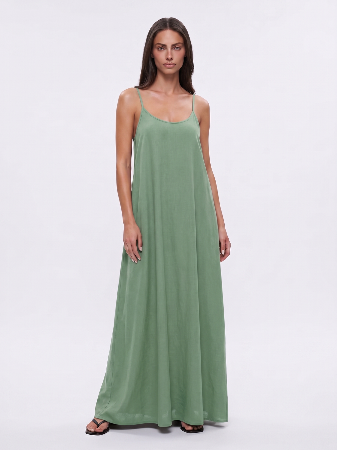 DEMELZA Women's Spaghetti Strap Backless Maxi Dress