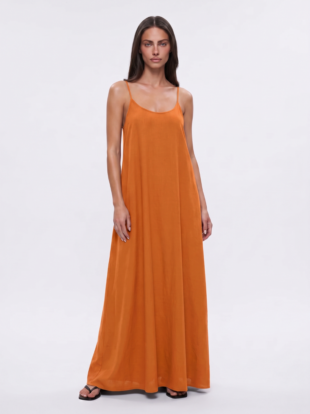 DEMELZA Women's Spaghetti Strap Backless Maxi Dress