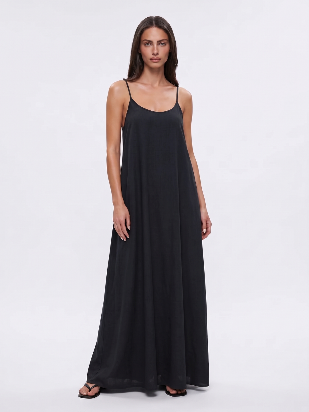 DEMELZA Women's Spaghetti Strap Backless Maxi Dress