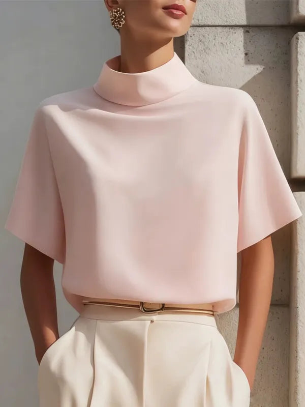 Augusta | Funnel Neck Batwing Sleeve Top
