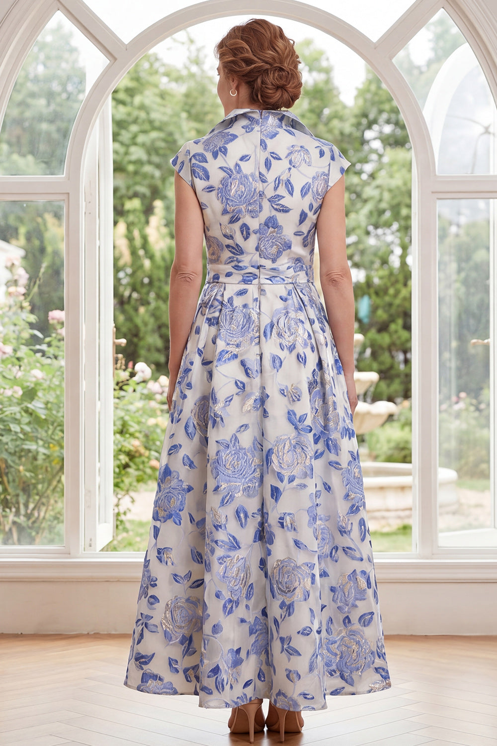 Maelysa | Jacquard Floral Dress