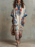 Sigrida | Printed Caftan Maxi Dress