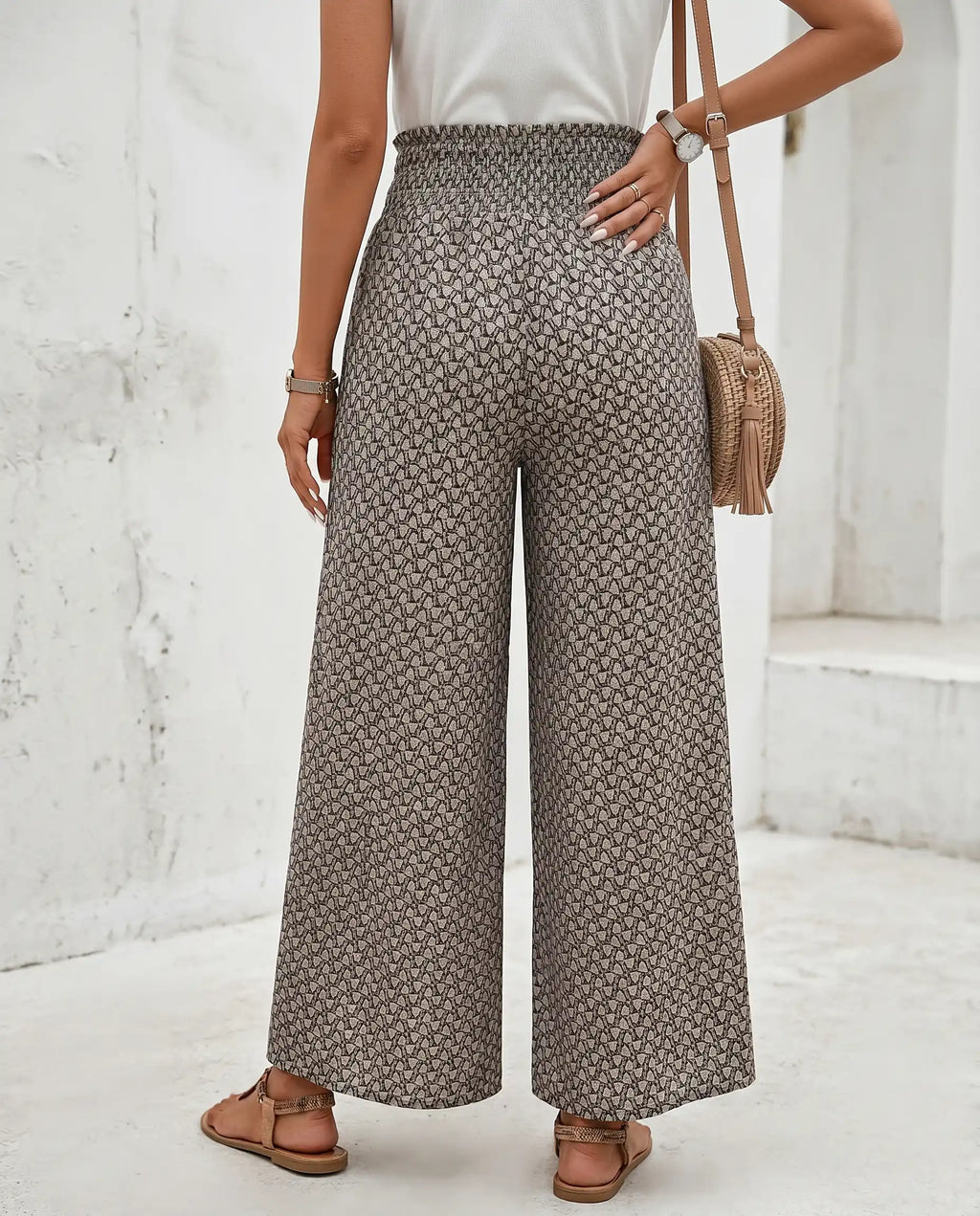 Nina | High-Waisted Wide-Leg Palazzo Trousers