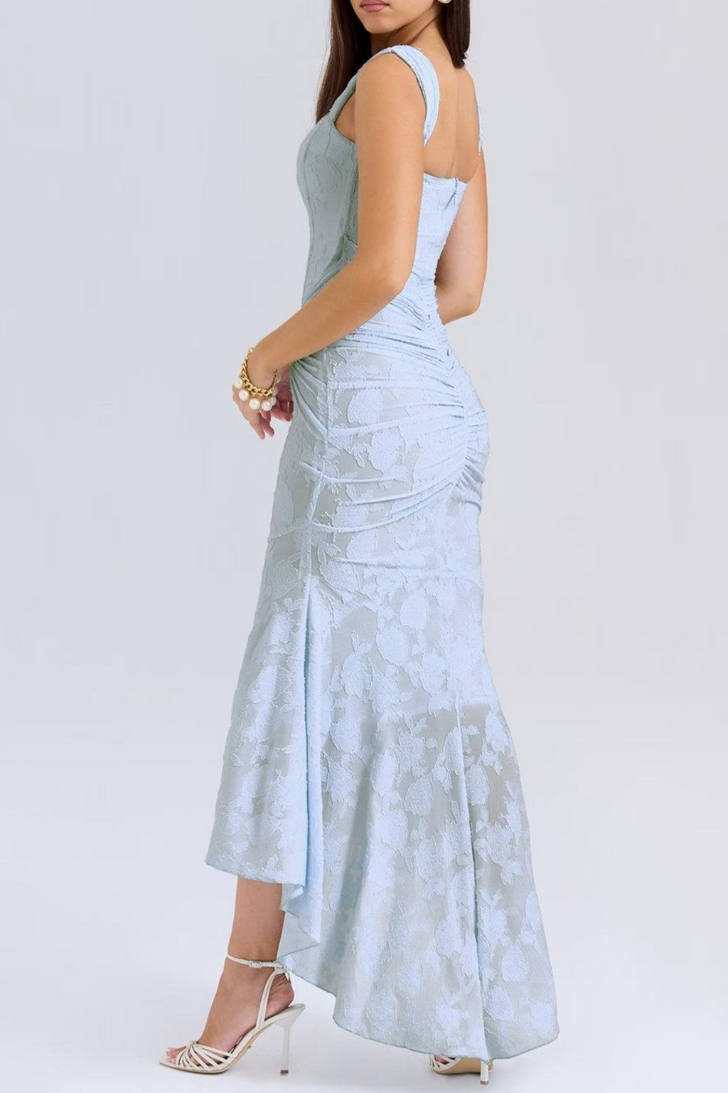 Camille | Corset Floral Mermaid Maxi Dress