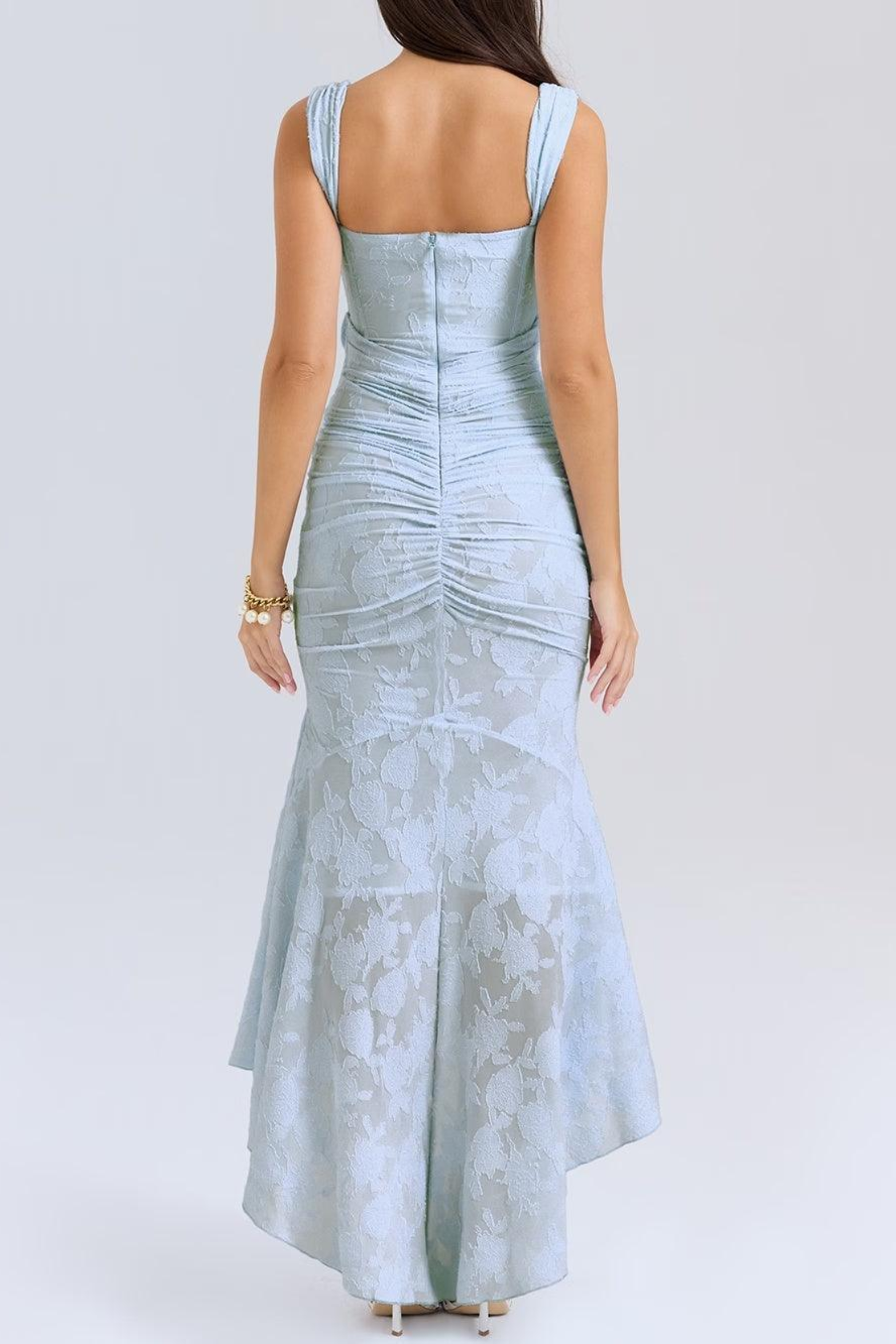 Camille | Corset Floral Mermaid Maxi Dress