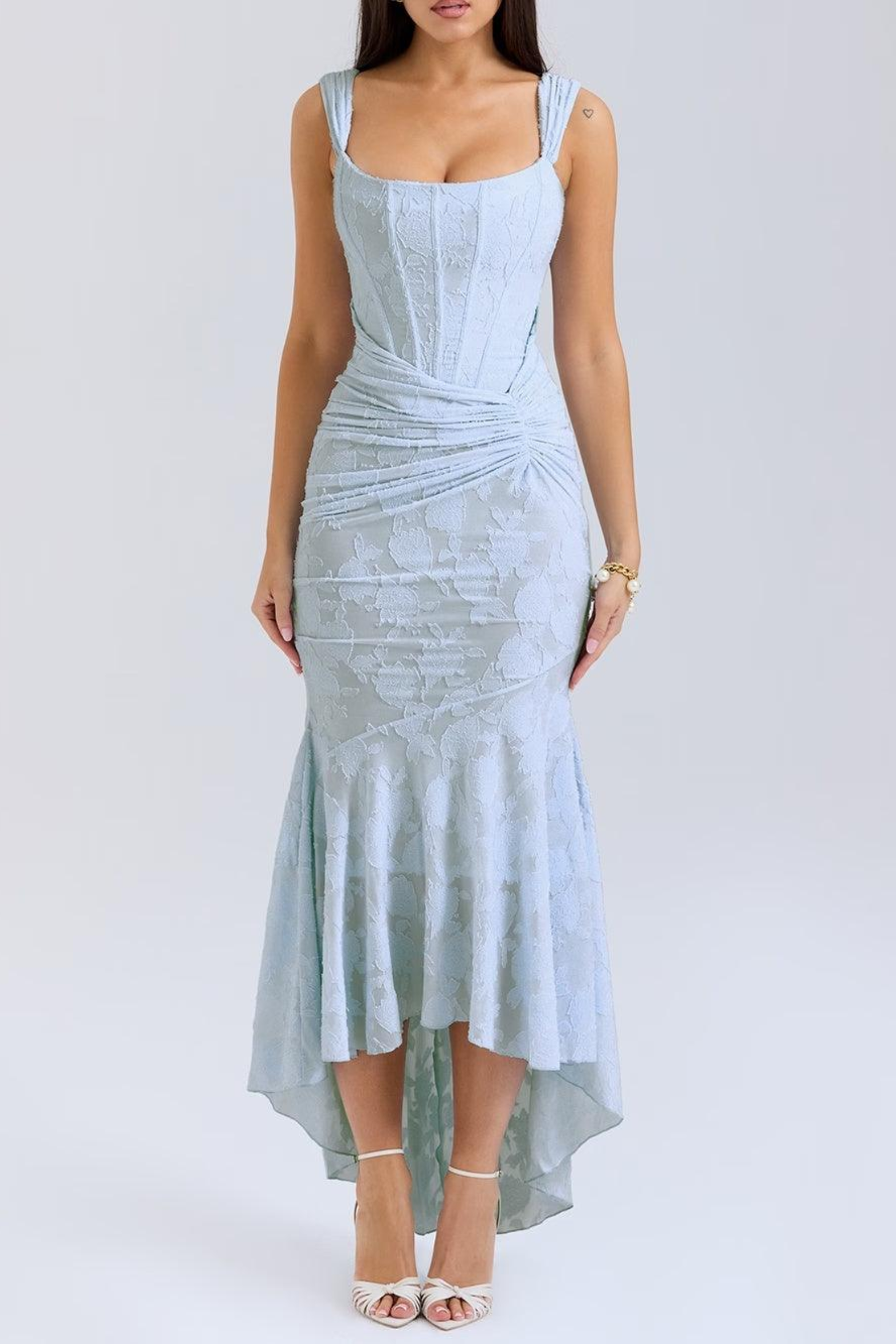 Camille | Corset Floral Mermaid Maxi Dress