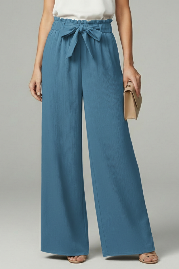 Sofia | High-Waisted Wide-Leg Trousers