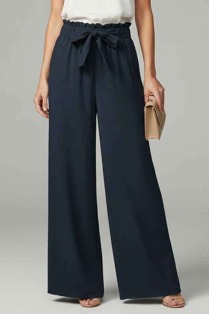 Sofia | High-Waisted Wide-Leg Trousers