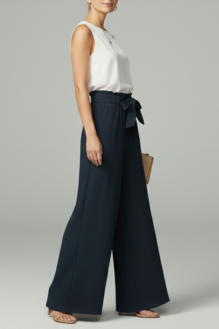 Sofia | High-Waisted Wide-Leg Trousers