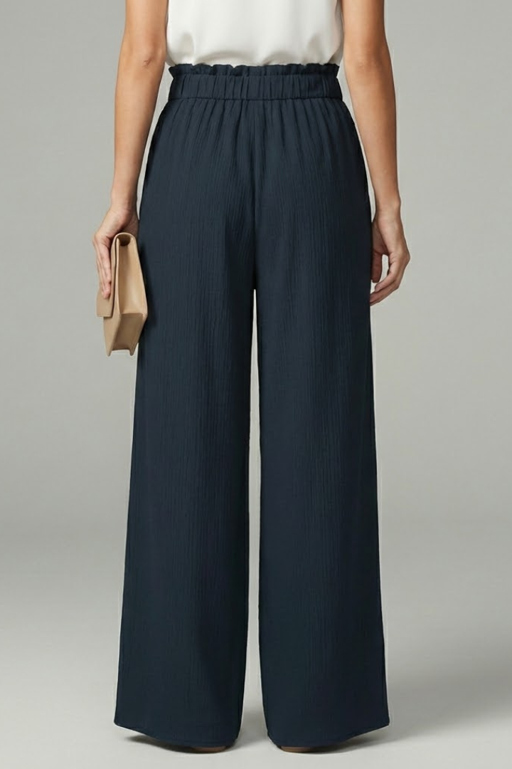 Sofia | High-Waisted Wide-Leg Trousers