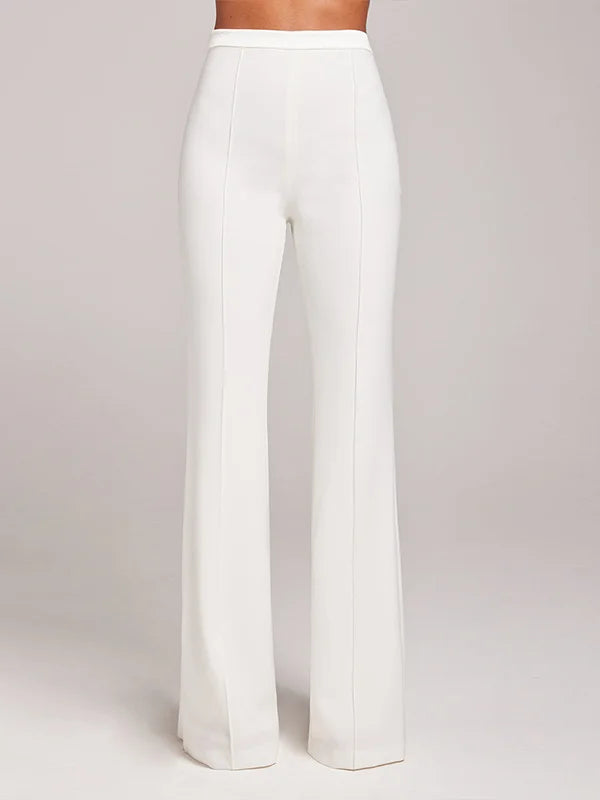 Paige | High-Waisted Wide-Leg Trousers
