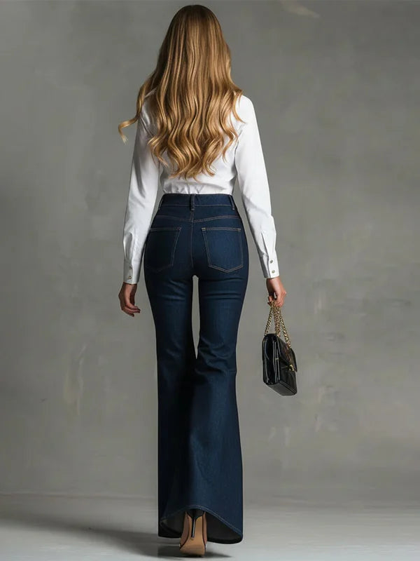 Antonia | Dual-Zip High-Waist Flare Jeans