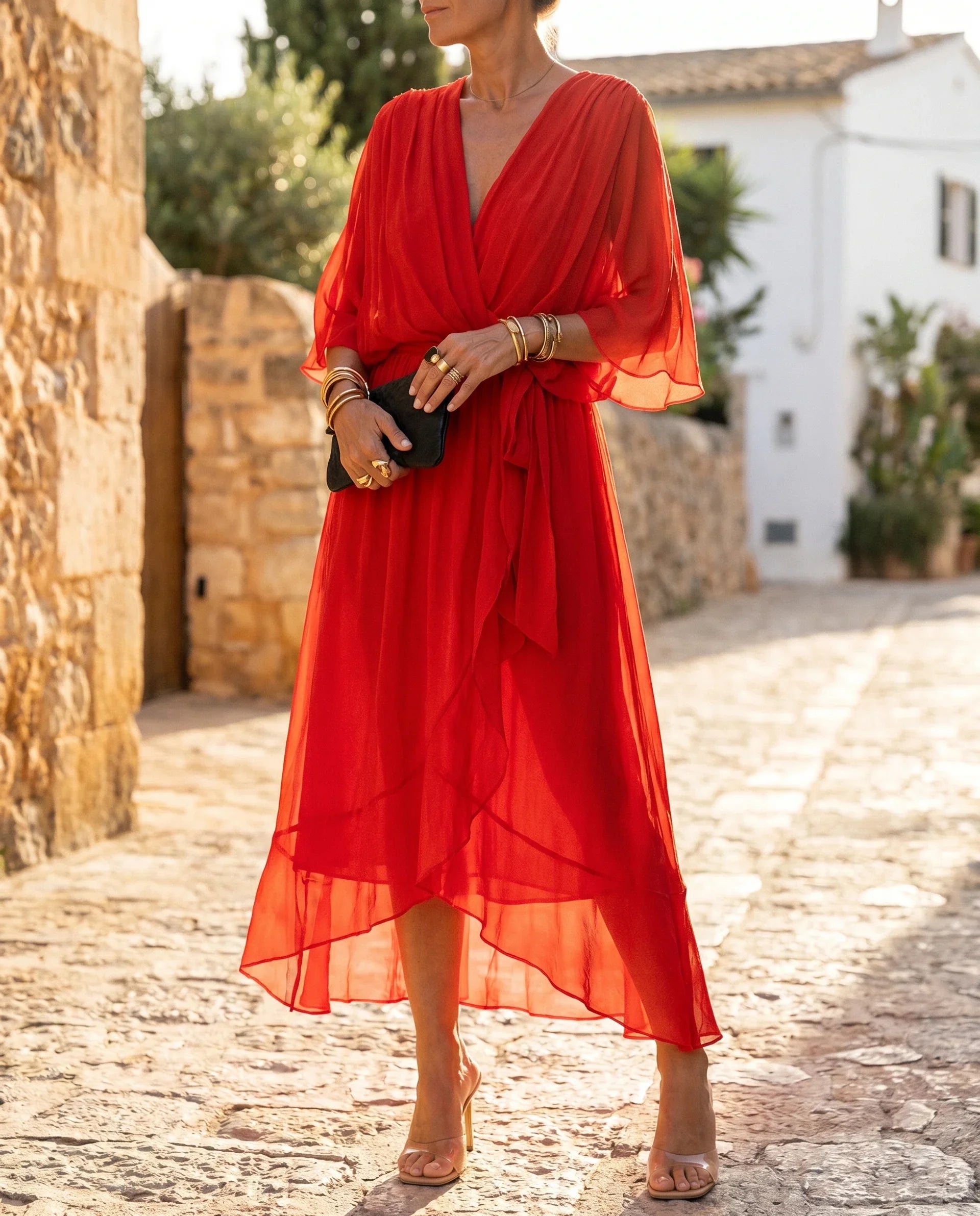 Mia | Chiffon Maxi Dress