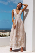 Odette | Sequin Lace Maxi Dress
